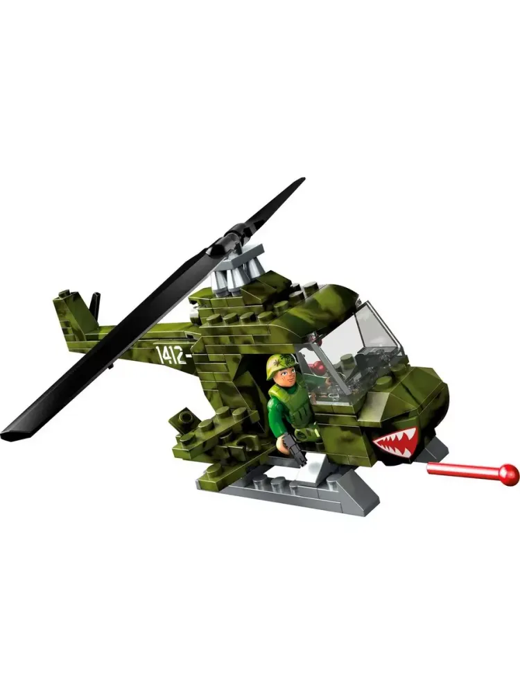 Конструктор Военный вертолет GNY51