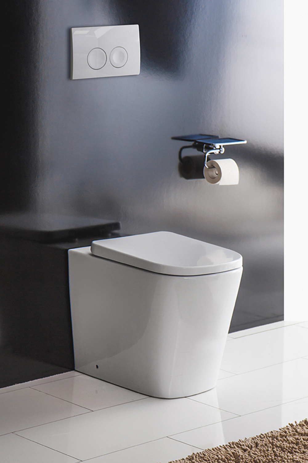 Унитаз BelBagno Albano BB120CBR/BB120SC приставной с сиденьем Микролифт