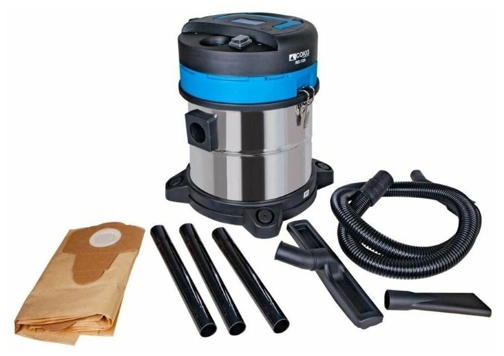 Промышленный пылесос СОЮЗ ПСС-7320,1600Вт,20л,РОЗЕТКА,3 мешка в компл.