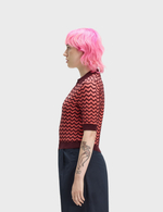 Джемпер-поло FRED PERRY Pointelle Knitted Shirt