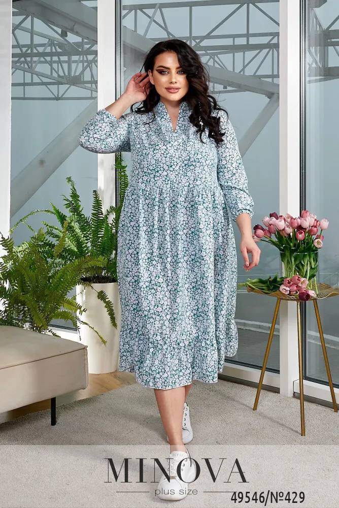 Платье 429-фисташковый Minova