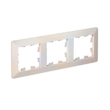 Рамка 3-м AtlasDesign Air жемчуж./дым. бел. SE ATN220403