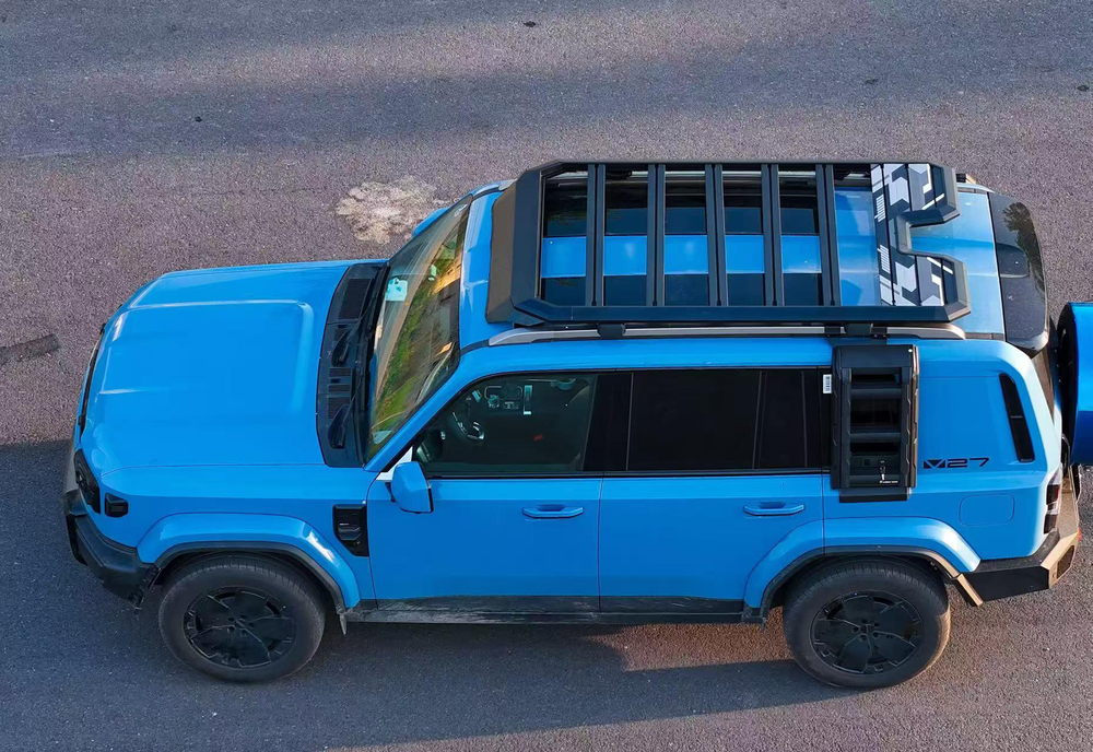 Платформа на крышу с лестницей и ящиком для iCar V27 Chery 2026+ багажник органайзер