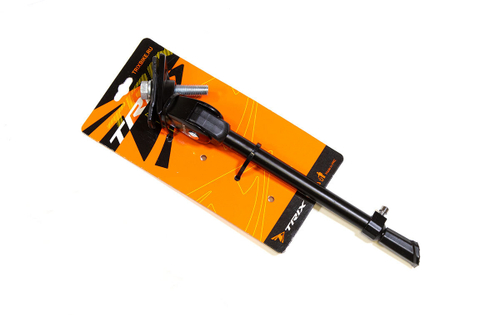 Подножка задняя TRIX 24-29", стальная, центральное крепление, регулируемая, черная (50)