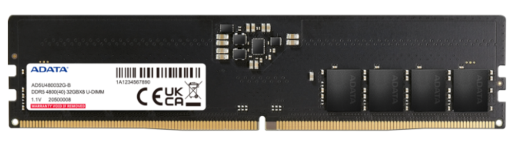 Модуль памяти DDR5 8GB ADATA AD5U48008G-B