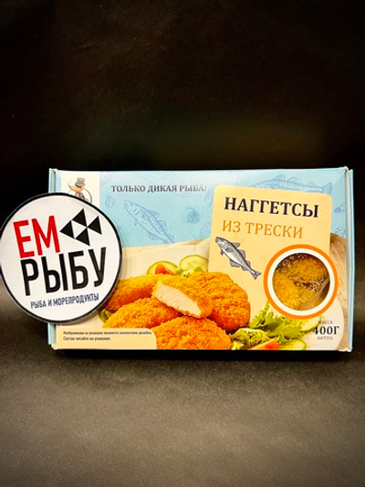 Наггетсы из трески в панировке  с/м 400 гр