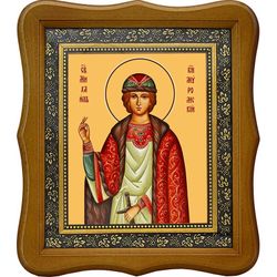 Михаил Муромский благоверный князь. Икона на холсте.