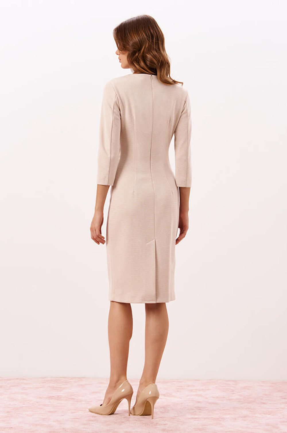 51690 Платье женское (бежевый меланж)