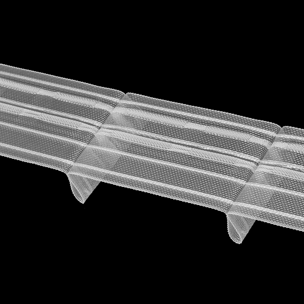 Шторная лента Oz-Is арт. 3908 М, коэф сборки 1:1,5, цвет прозрачный (ширина 60 mm)
