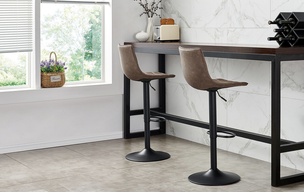 Стул барный CQ-8280E-P коричневый 2075