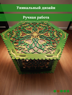 Шкатулка Резная. Ручная роспись.