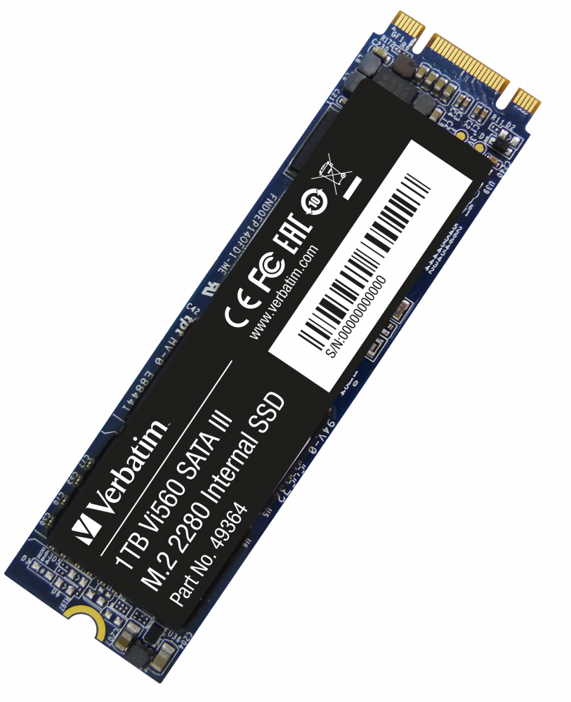 Диск SSD M.2 SATA 1000Gb (1Tb) Verbatim Vi560 S3 series