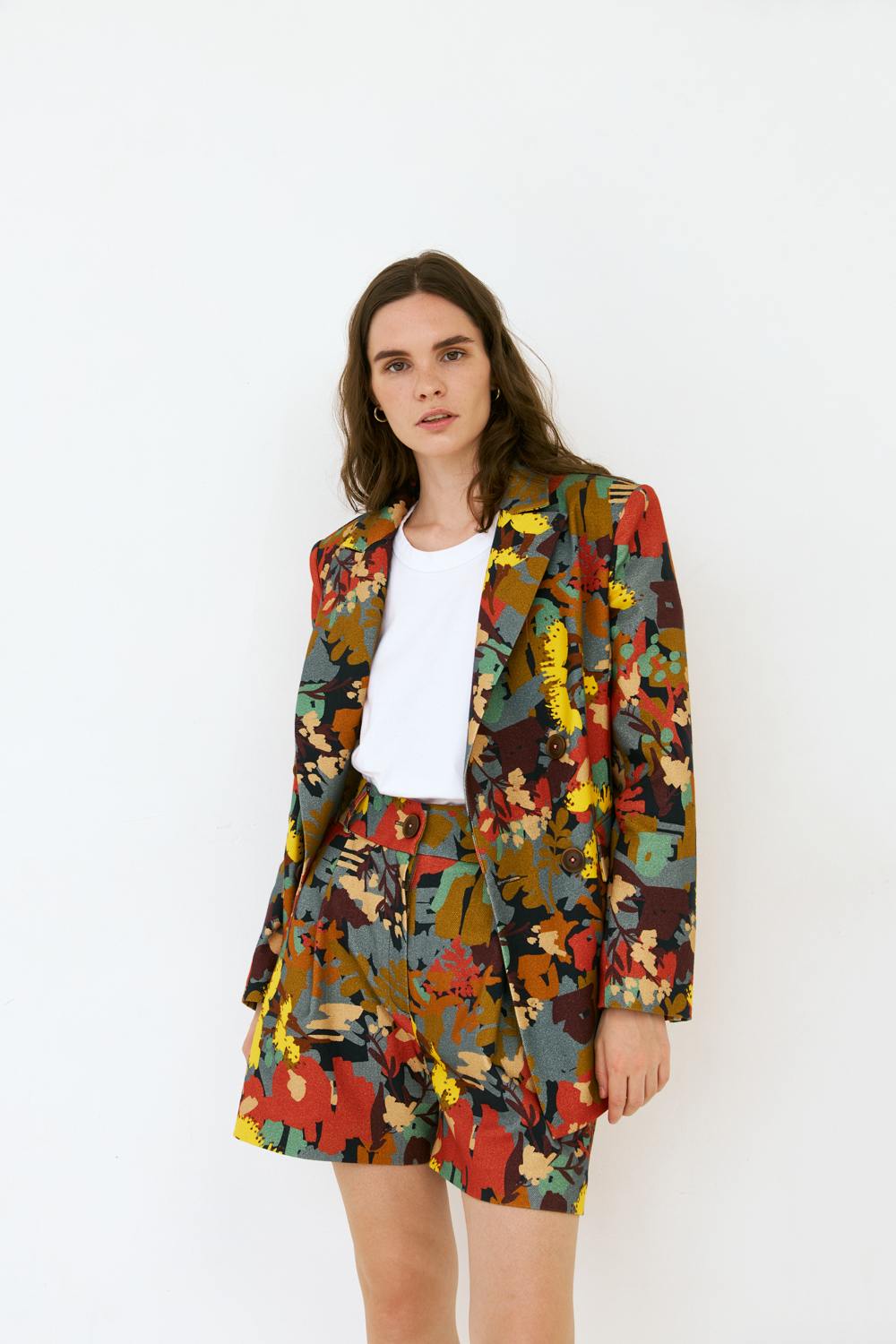 Летний костюм с принтом