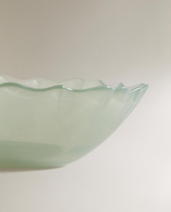 Zara Home миска из стекла, цвет зелёный, 16 см · 0288/211