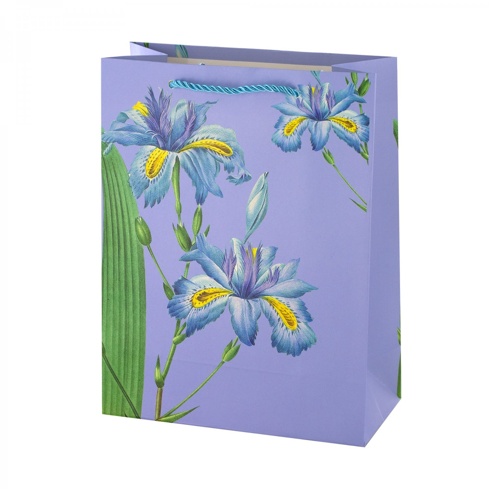Пакет подарочный бумажный Alingar, (L+) 26х32х10 см, вертикальный, "Весенние цветы", матов. ламинация, тиснение, ассорти