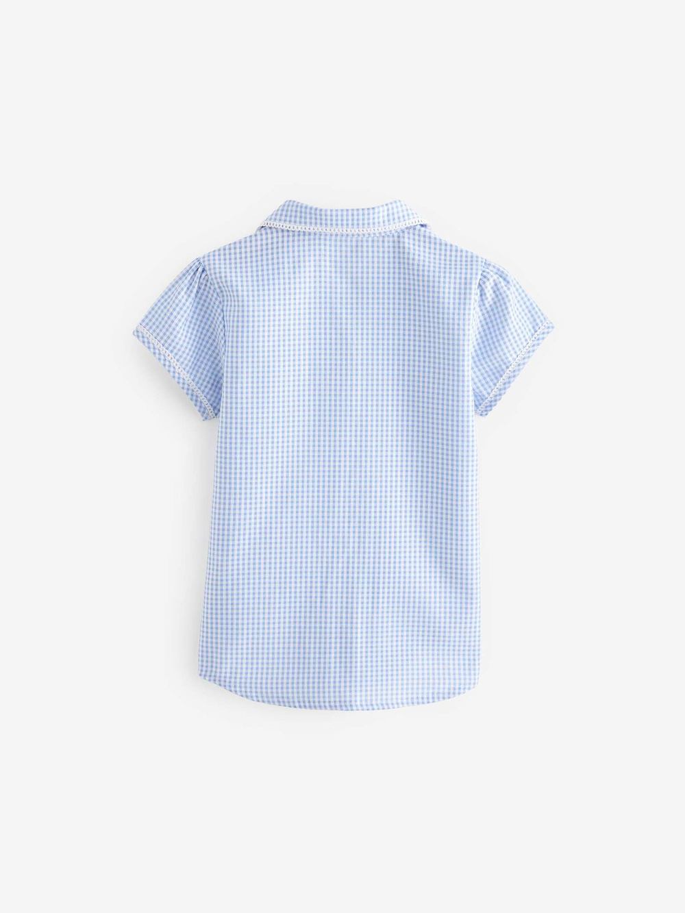 Рубашка с коротким руковом для девочки Next Q77-085, Голубой