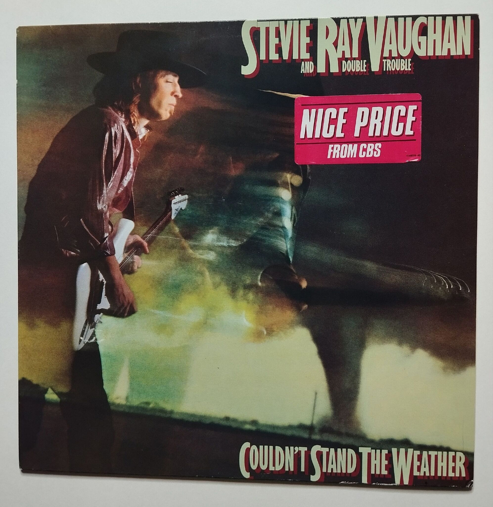 Винтажная виниловая пластинка LP Stevie Ray Vaughan And Double Trouble Couldn't Stand The Weather (Holland 1984)