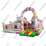 Коммерческий надувной батут Средневековое приключение 2