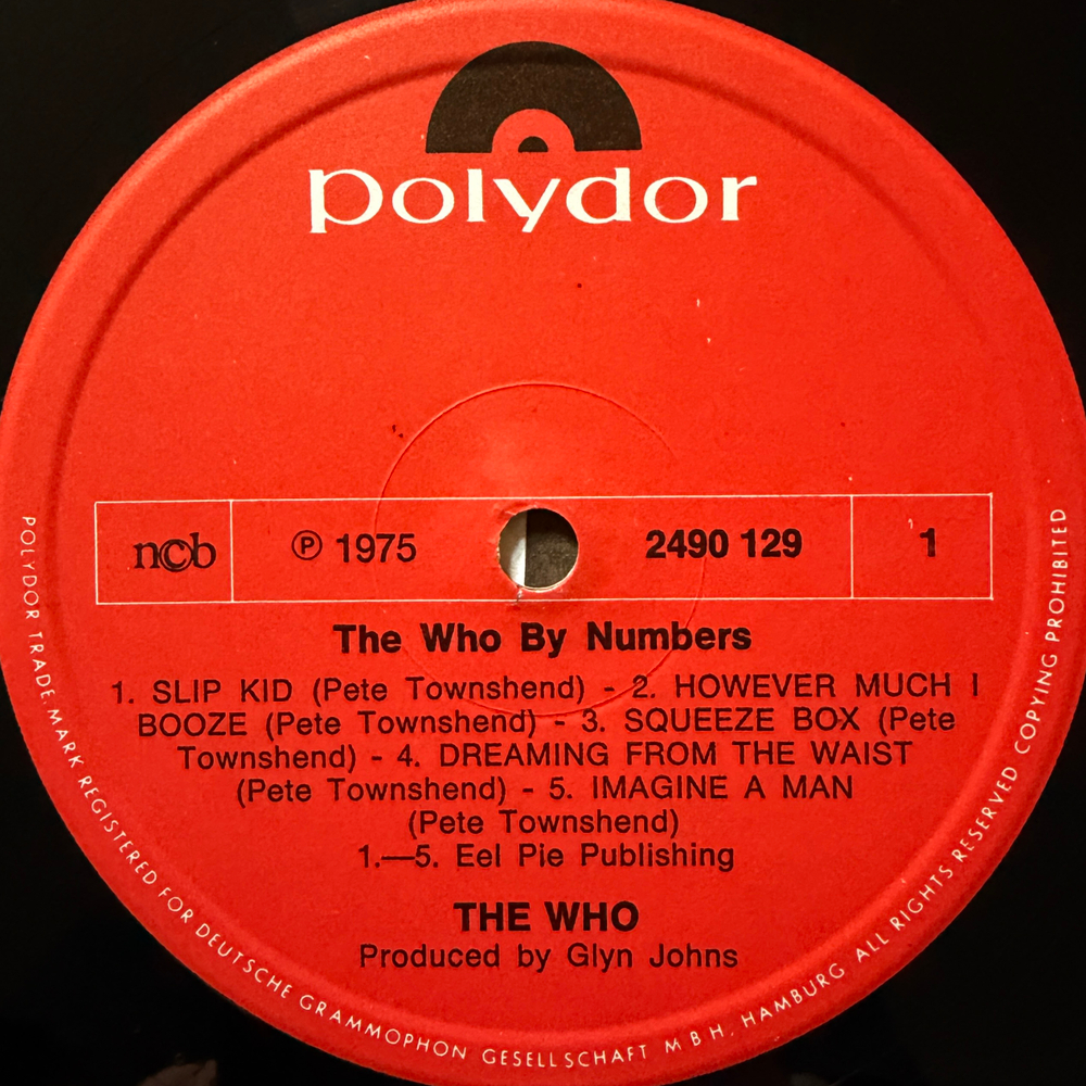 The Who – The Who By Numbers (Скандинавия 1975г.)Т