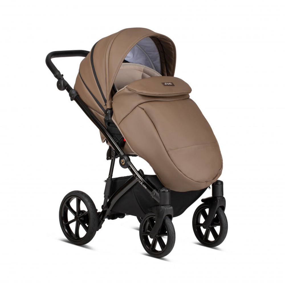 Коляска 2 в 1 Tutis Viva Life New 2020 SEDAR №083 (Коричневая эко-кожа)