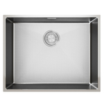 Мойка подст.монтаж 53х43 (3,0) вып 3 1/2  MIXLINE PRO 22см с сифоном (сатин НАНО декор)