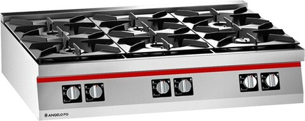 Плита газовая 6 горелок Angelo Po 2T0FAA