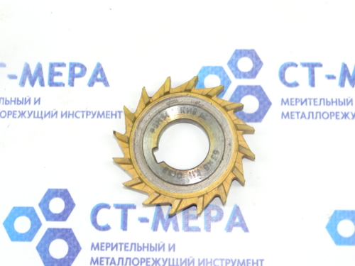 Фреза 3-хсторонняя 63х8х22 0132 К11 Р6М5 z=16 прямозубая с напылением КиБ