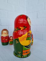 Матрешка "с курочкой" традиция 5мест