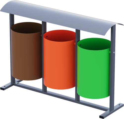 Урна раздельного сбора М.03-042