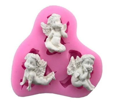 Cиликоновый молд "Ангелочки 3"