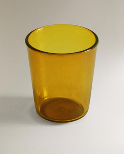 ZARA HOME ДЕТСКИЙ ПРОЗРАЧНЫЙ СТАКАН, ЖЕЛТЫЙ