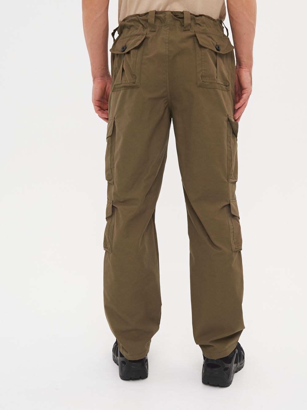 Костюм летний Крафт ткань Ravena Peach Wash цвет Олива