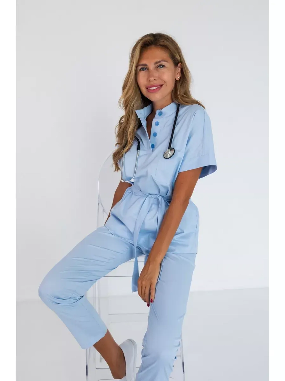 медицинская рубашка блузка для медиков