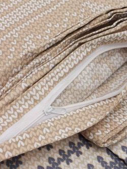 Постельное белье Сказка "Скандинавия/Вязание" 2-спальный Наволочка 50х70 см 2 шт Простынь на резинке 160х200 см Пододеяльник 175х215 см, перкаль