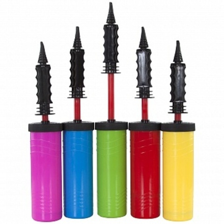 Насос ручной двухходовой Яркий цвет 30 см. Ассорти