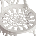 Комплект Secret De Maison Waltz of flowers (стол +2 стула) алюминиевый сплав, D60/H67, 52Х40Х89см, butter white