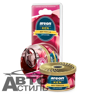 Ароматизатор в банке волокно Areon GEL KEN 35гр - Антитабак\Anti Tobacco 704-AKB-07-ЧЗБ