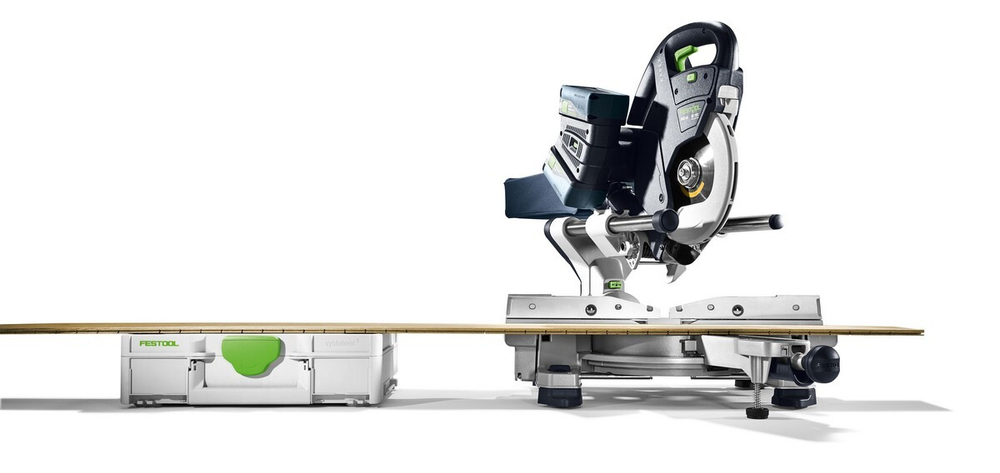 Аккумуляторная торцовочная пила с протяжкой KAPEX KSC 60 EB 5,0 I-UG-Set Festool 577958