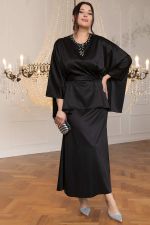 Костюм с юбкой Альсия (черный) К14393-5М LT Collection