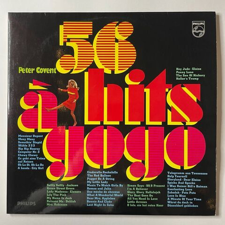 Винтажная виниловая пластинка LP Peter Covent Band 56 Hits A Gogo (Germany 1968)