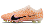 Nike Air Zoom Vapor 15 Elite WC AG-Pro Round head lace-up AG (glue short nails) artificial turf fabric non-slip wear-resistant football shoes men's orange and black