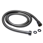 Шланг душевой 150 см имп/кон, EPDM, нерж.сталь ГРАФИТ  MIXLINE MIX-2-150 (коробка)