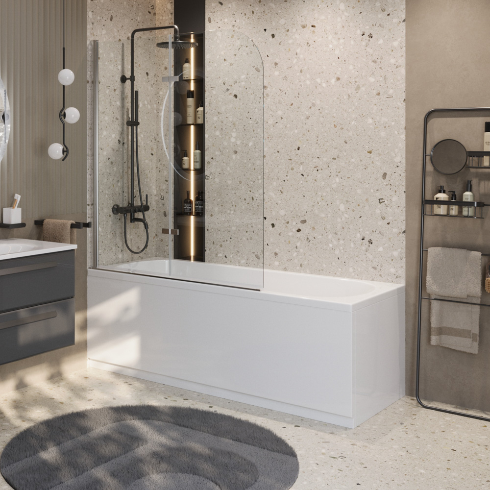 Ванна акриловая Cezares ECO-165-70-41-W37 с ножками LEG-KIT-150