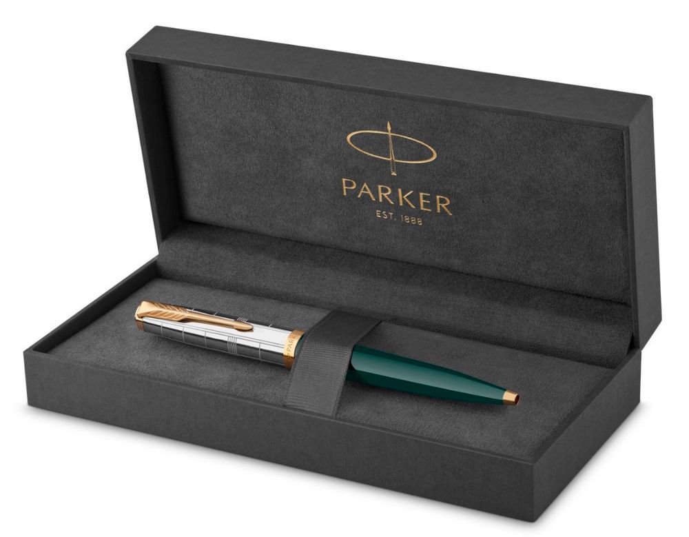 Шариковая ручка Parker 51 Premium Forest Green GT (2169076) 3