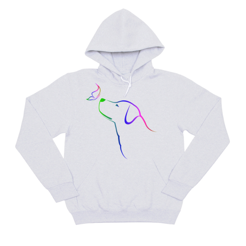 Толстовка "Лабрадор с бабочкой"