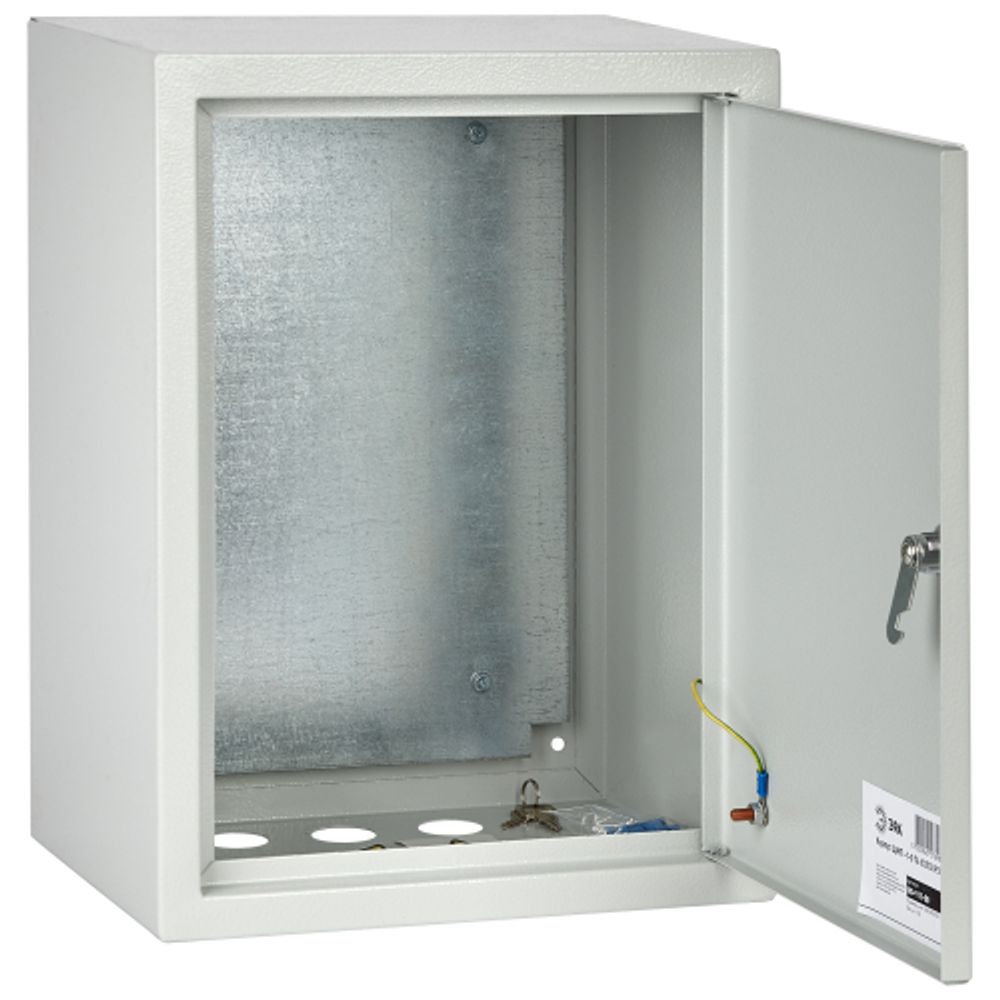 Корпус металлический ЭРА ЩМП-1-0 (400х300х220) IP31 УХЛЗ серый | Корпуса металлические с монтажной панелью