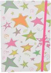 Bloknot A5 Stars white