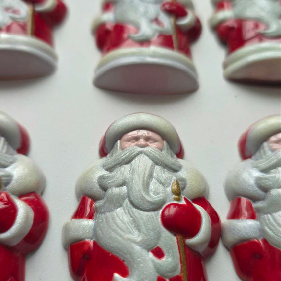 980 | Форма для шоколадных конфет "Новогодняя" (275*175мм)