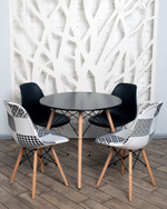 Стол круглый EAMES DSW NEW D=80 черный