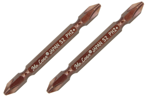 Бита PH2*65мм S2 двухстороняя, MR.LOGO (10шт.)